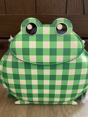 Kate Spade Hoppkins Frog Crossbody Purse Bag Frog Purse Handbag NWT